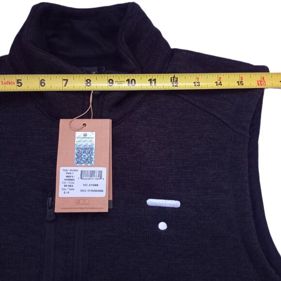 Stormtech Men's Avalante Full Zip Fleece Vest - FHV-1 Sleeveless Black Size S - Picture 8 of 11
